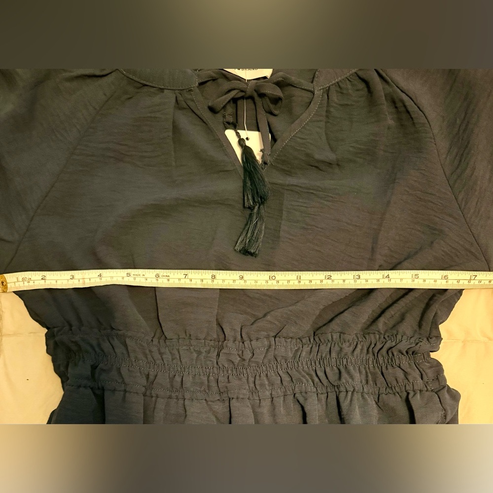Lucky Brand | Smocked Tiered Midi Bohemian Dress “Insignia Blue"  Size S - NWT - Picture 11 of 11